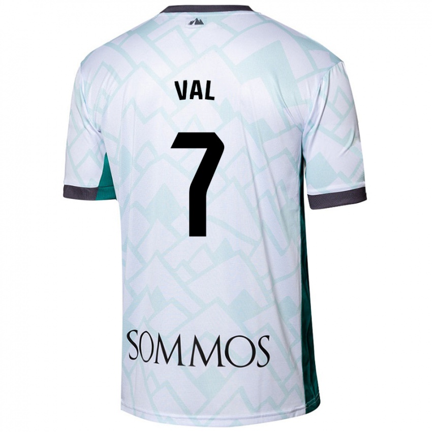 Homem Camisola Rodri Val #7 Verde Branco Alternativa 2024/25 Camisa