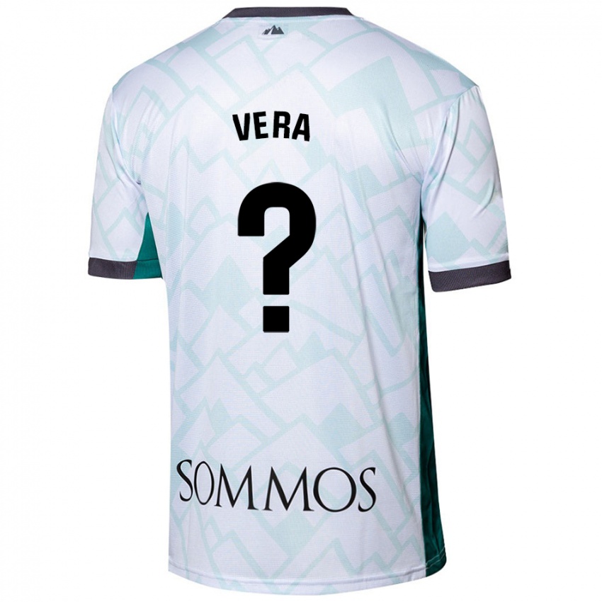 Homem Camisola Ángel Vera #0 Verde Branco Alternativa 2024/25 Camisa