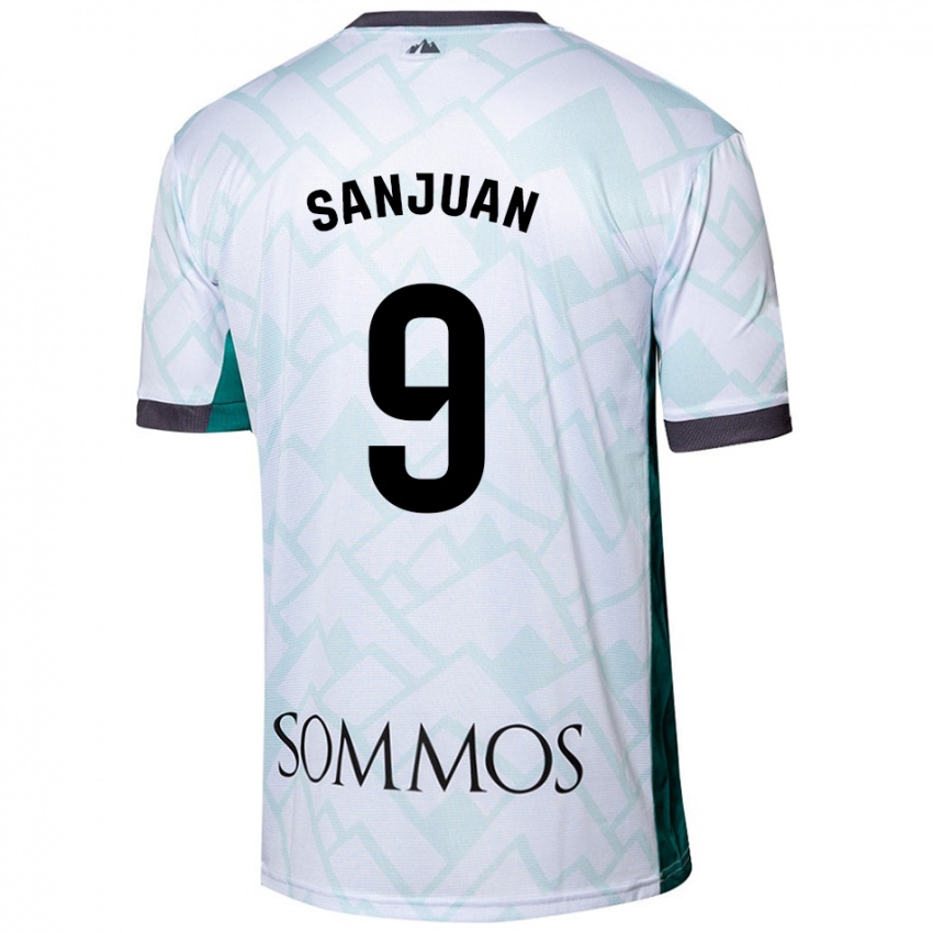 Homem Camisola Royo Sanjuan #9 Verde Branco Alternativa 2024/25 Camisa