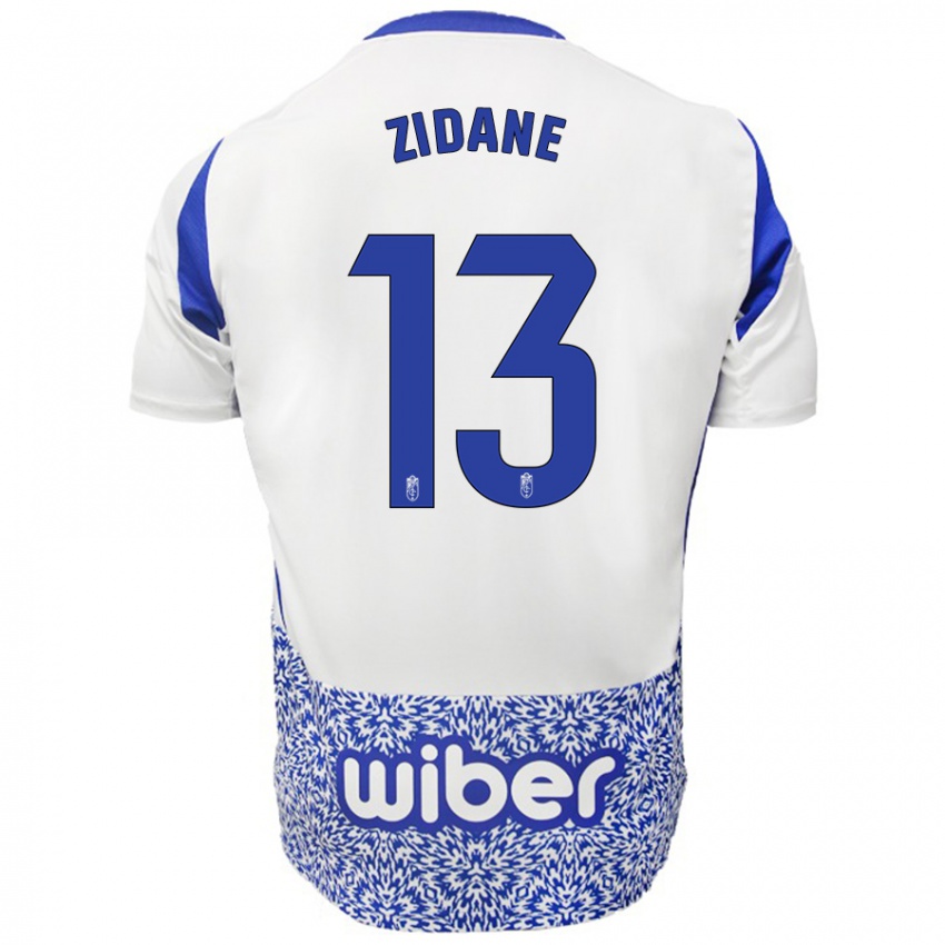 Homem Camisola Luca Zidane #13 Azul Branco Alternativa 2024/25 Camisa