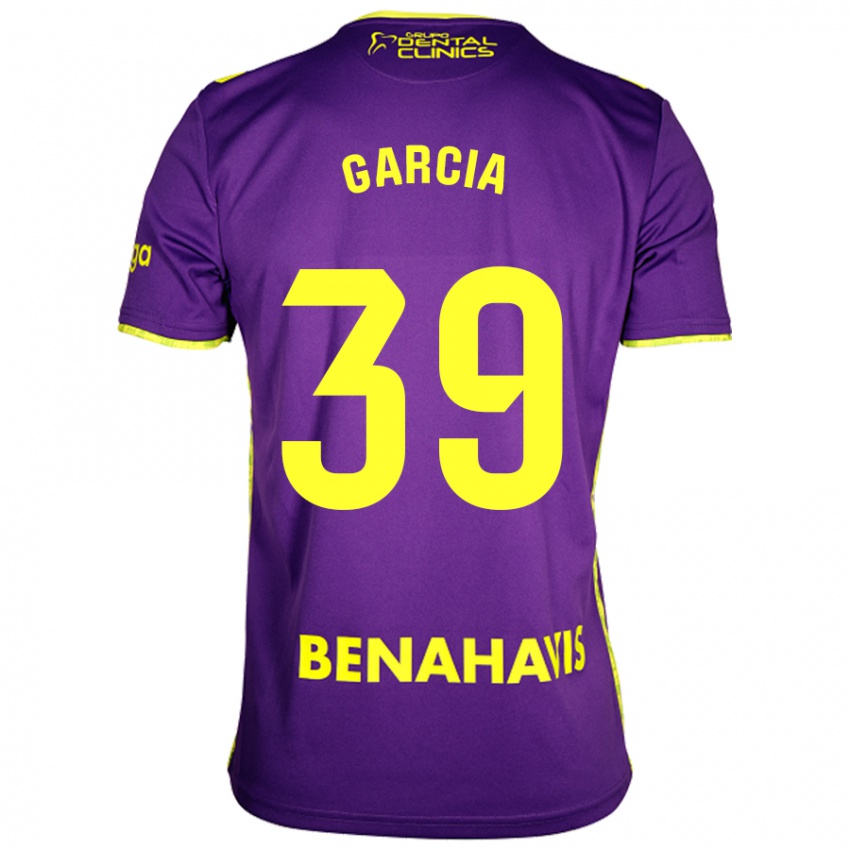 Homem Camisola Claudia García #39 Amarelo Roxo Alternativa 2024/25 Camisa