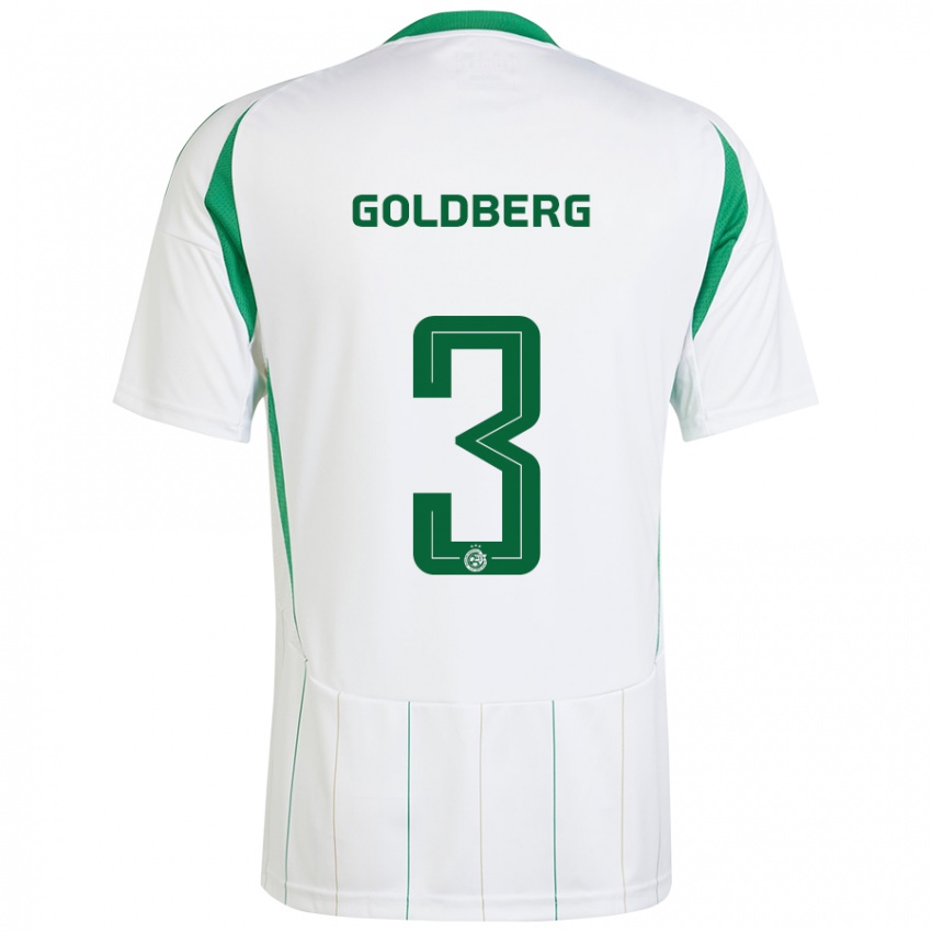 Homem Camisola Shon Goldberg #3 Verde Branco Alternativa 2024/25 Camisa