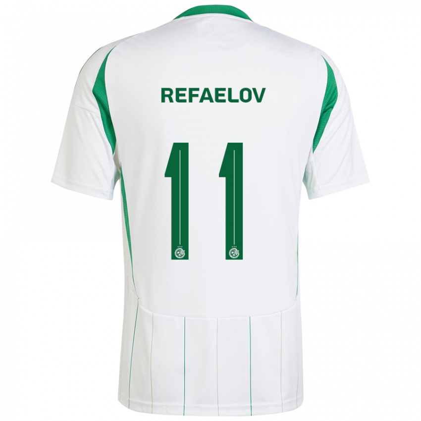 Homem Camisola Lior Refaelov #11 Verde Branco Alternativa 2024/25 Camisa