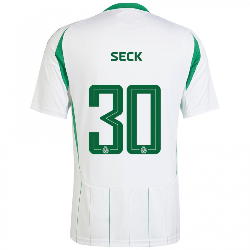 Homem Camisola Abdoulaye Seck #30 Verde Branco Alternativa 2024/25 Camisa