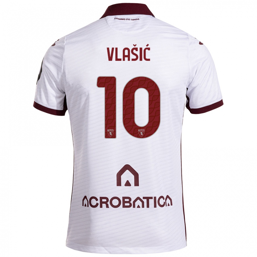 Homem Camisola Nikola Vlašić #10 Castanho Branco Alternativa 2024/25 Camisa