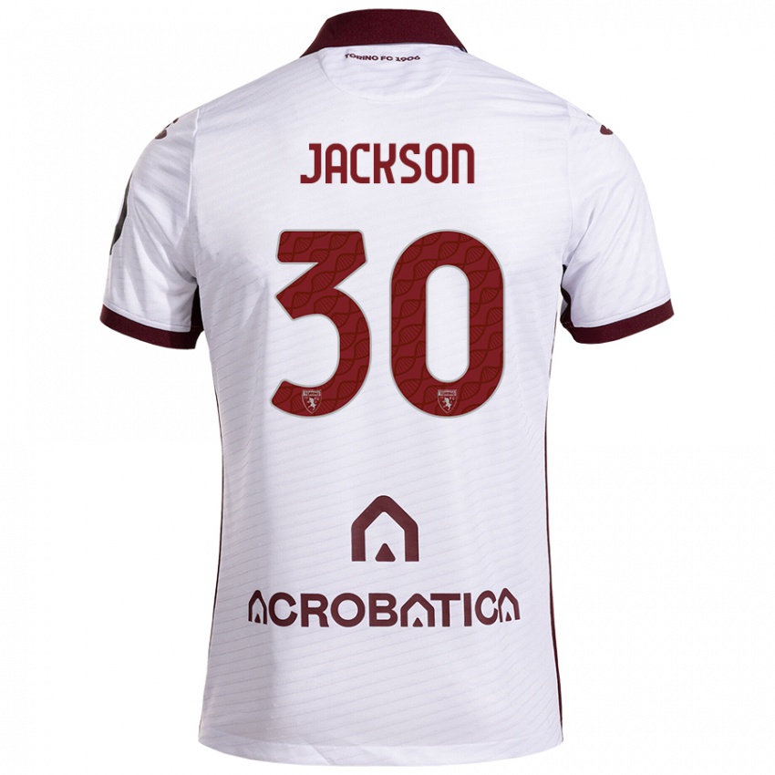 Homem Camisola Michael Jackson #30 Castanho Branco Alternativa 2024/25 Camisa