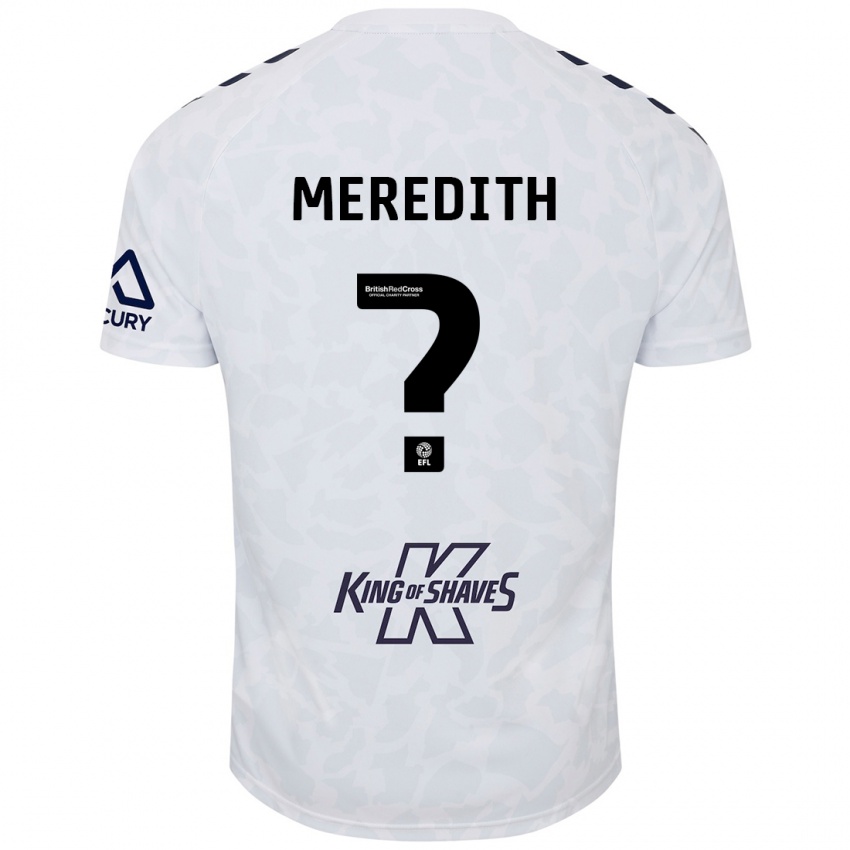 Homem Camisola Eliot Meredith #0 Branco Alternativa 2024/25 Camisa