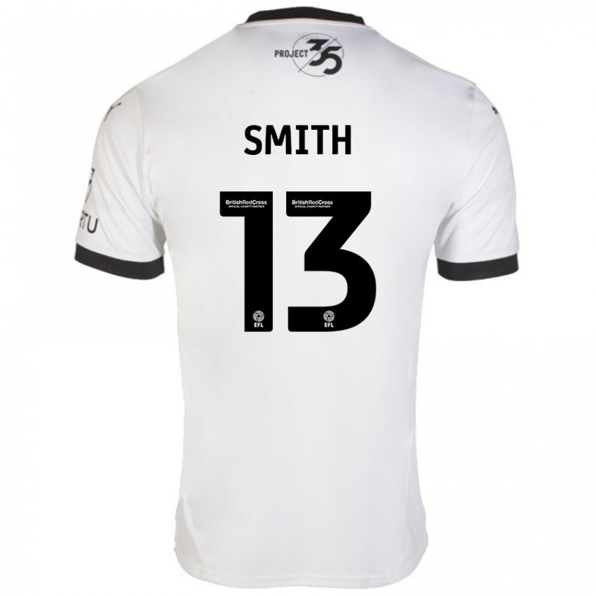 Homem Camisola Grace Smith #13 Preto Branco Alternativa 2024/25 Camisa