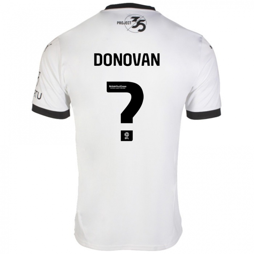 Homem Camisola Henry Donovan #0 Preto Branco Alternativa 2024/25 Camisa