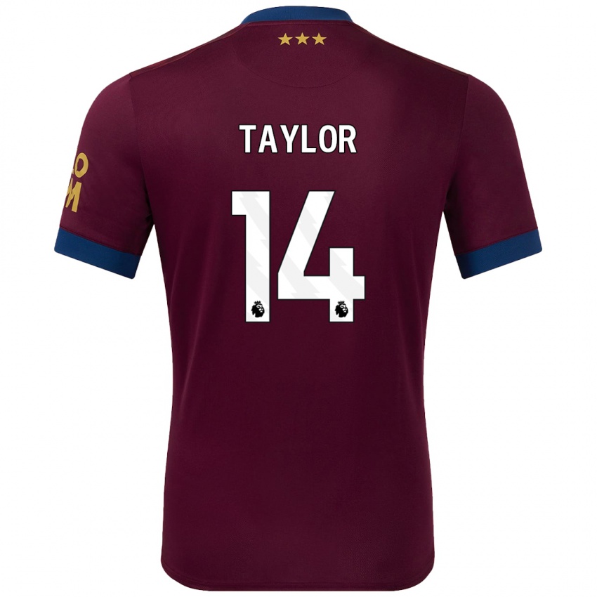 Homem Camisola Jack Taylor #14 Castanho Alternativa 2024/25 Camisa