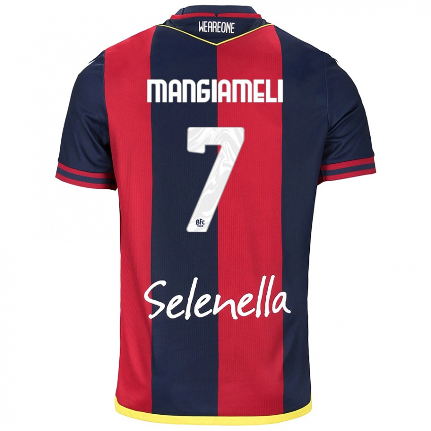 Mulher Camisola Federico Mangiameli #7 Azul Red Royal Principal 2024/25 Camisa