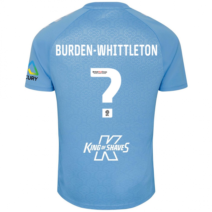 Mulher Camisola Charlie Burden-Whittleton #0 Azul Branco Principal 2024/25 Camisa