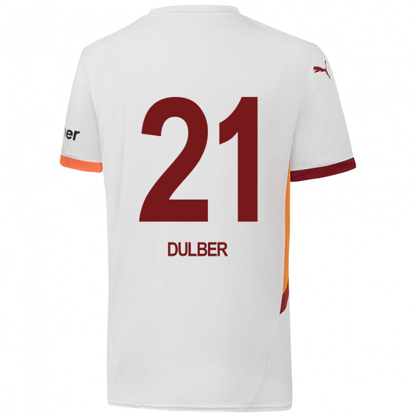 Mulher Camisola Didem Dülber #21 Branco Amarelo Vermelho Alternativa 2024/25 Camisa