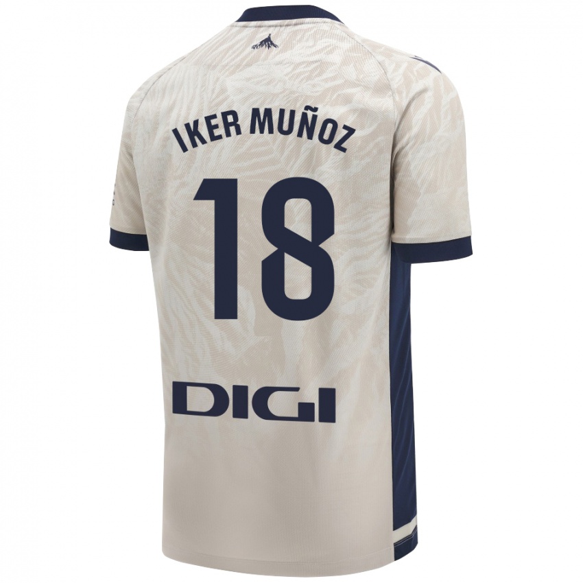 Mulher Camisola Iker Muñoz #18 Cinza Leve Alternativa 2024/25 Camisa