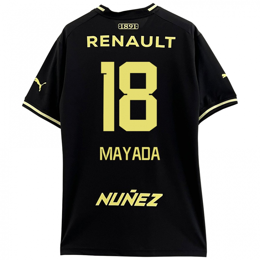 Mulher Camisola Camilo Mayada #18 Amarelo Preto Alternativa 2024/25 Camisa