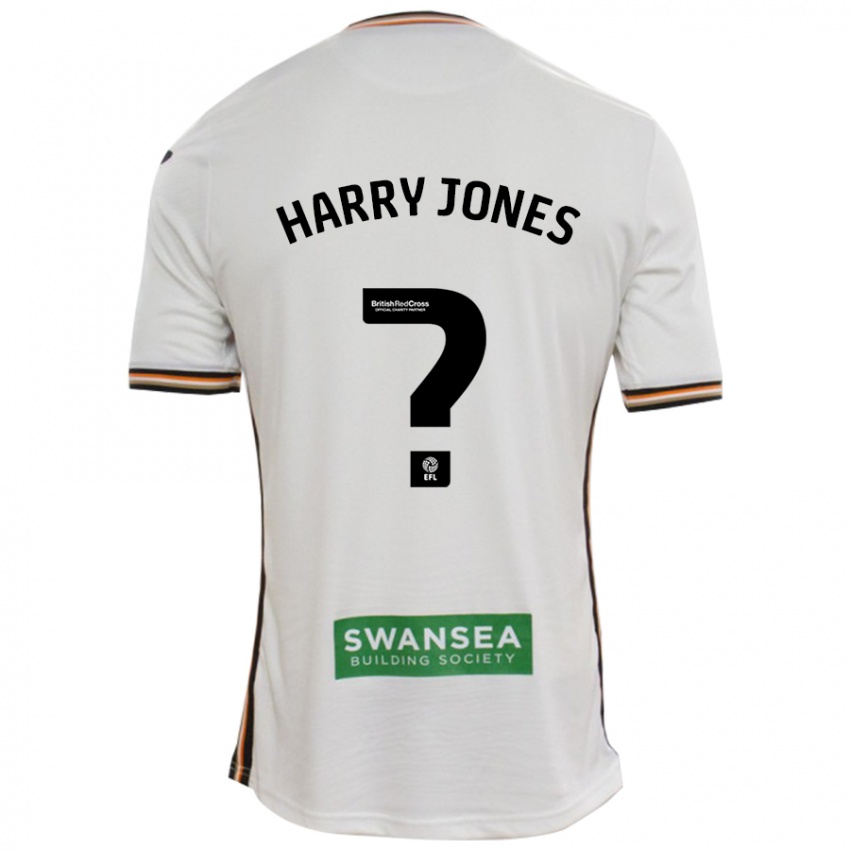 Criança Camisola Harry Jones #0 Branco Principal 2024/25 Camisa