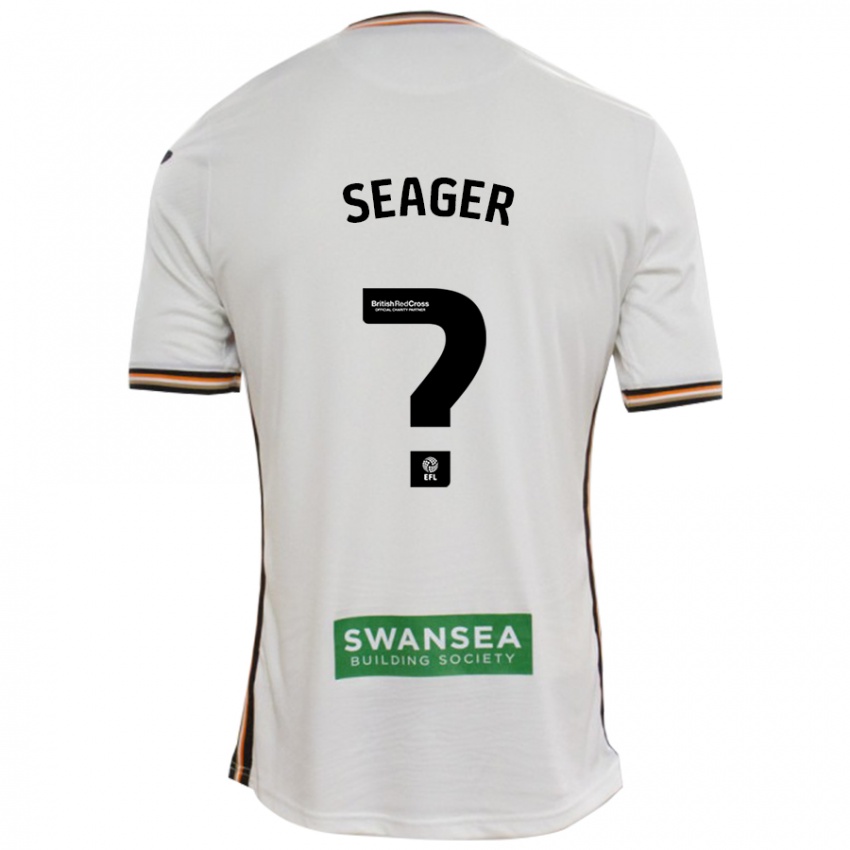 Criança Camisola Sam Seager #0 Branco Principal 2024/25 Camisa