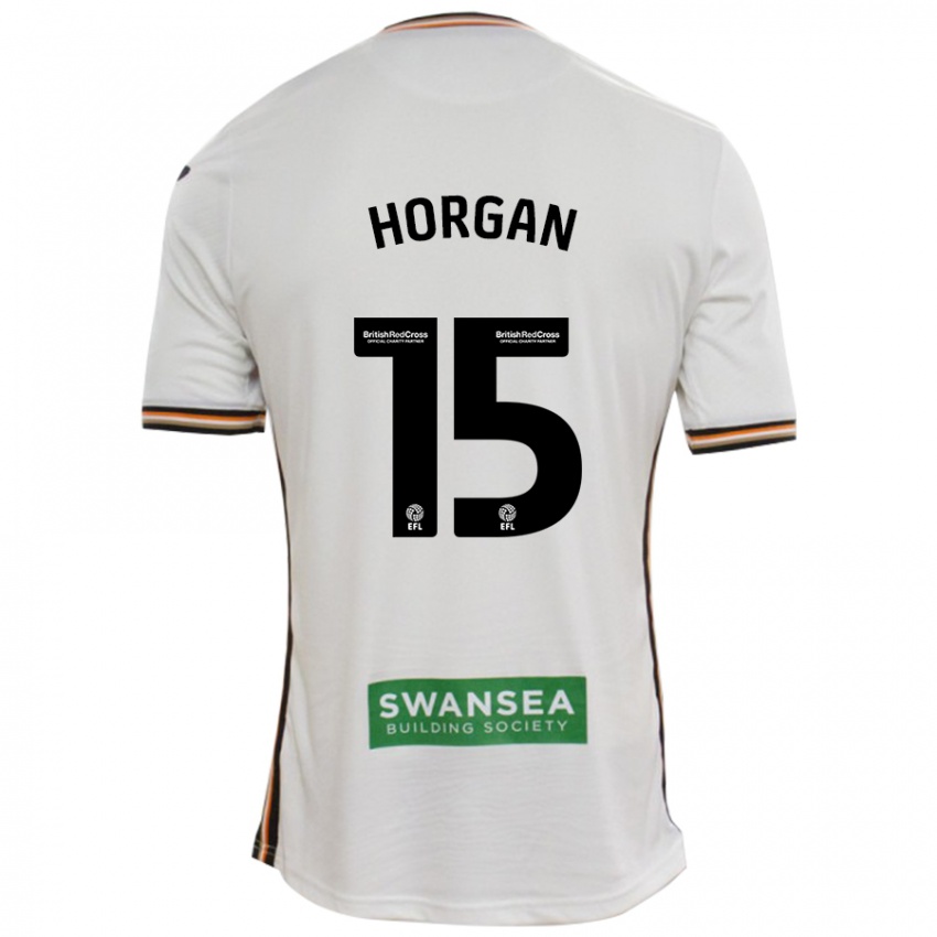 Criança Camisola Gwenan Horgan #15 Branco Principal 2024/25 Camisa