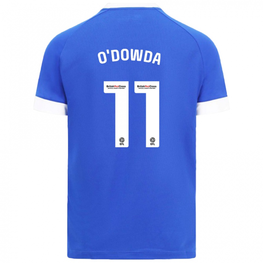 Criança Camisola Callum O'dowda #11 Céu Azul Principal 2024/25 Camisa