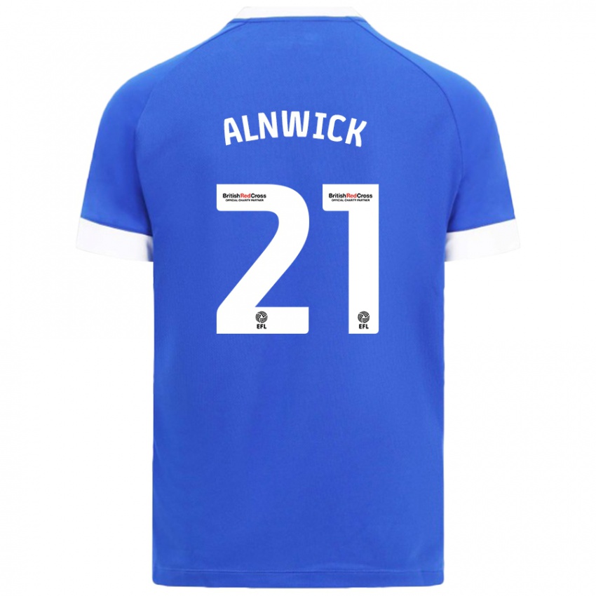 Criança Camisola Jak Alnwick #21 Céu Azul Principal 2024/25 Camisa