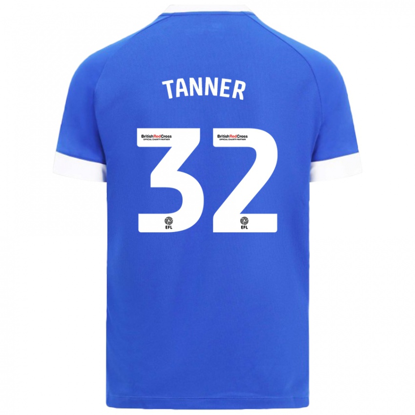 Criança Camisola Ollie Tanner #32 Céu Azul Principal 2024/25 Camisa