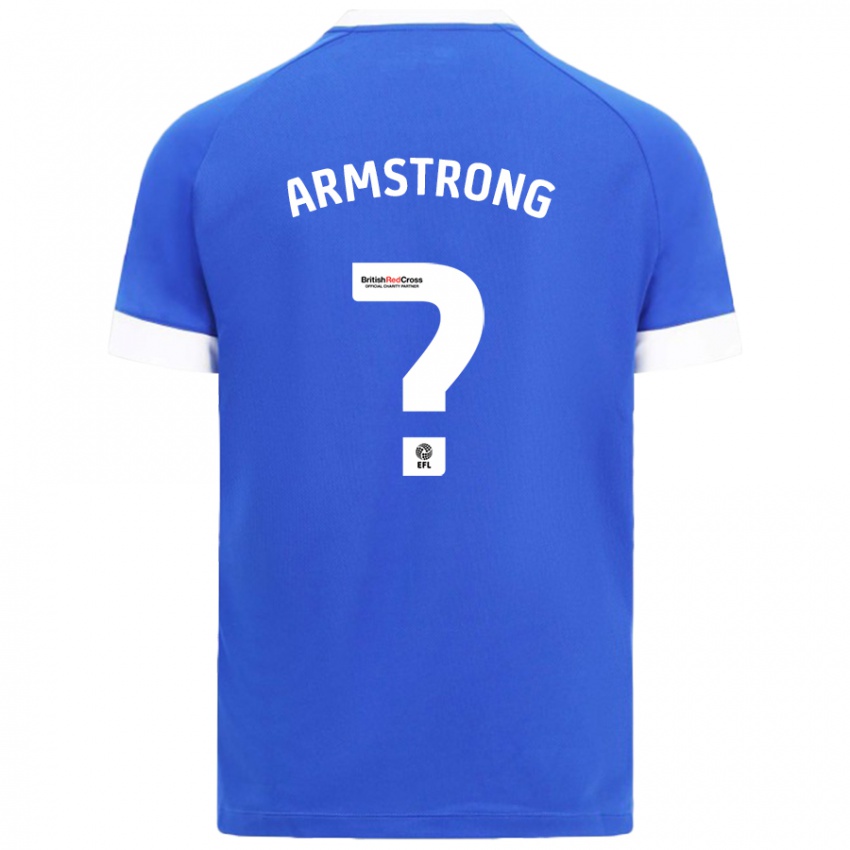 Criança Camisola Luke Armstrong #0 Céu Azul Principal 2024/25 Camisa