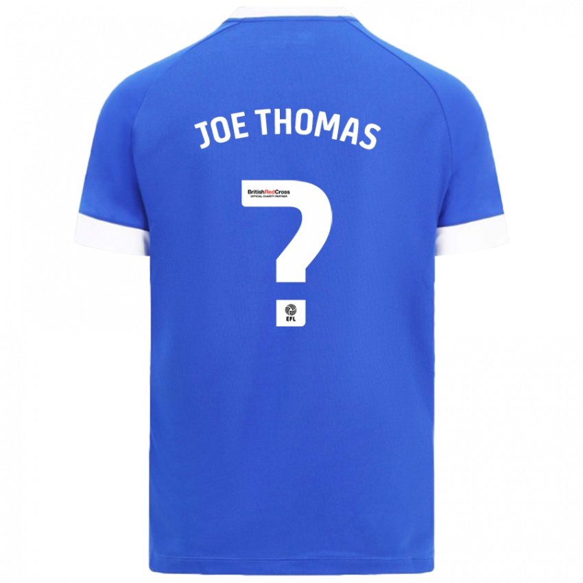 Criança Camisola Joe Thomas #0 Céu Azul Principal 2024/25 Camisa