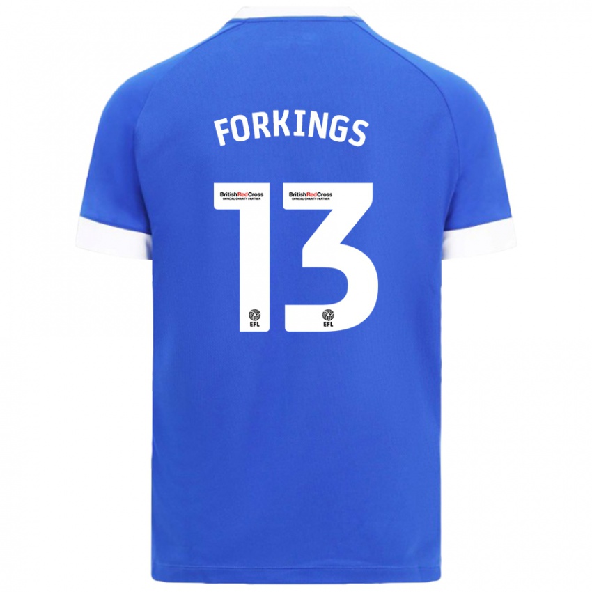 Criança Camisola Amelia Forkings #13 Céu Azul Principal 2024/25 Camisa