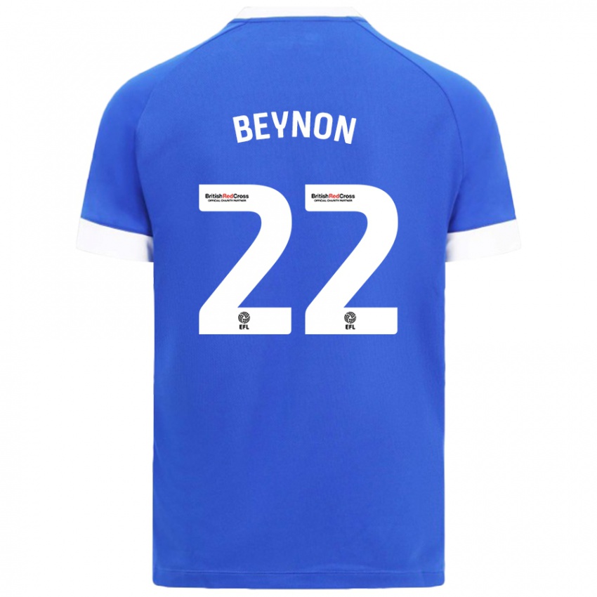 Criança Camisola Emma Beynon #22 Céu Azul Principal 2024/25 Camisa