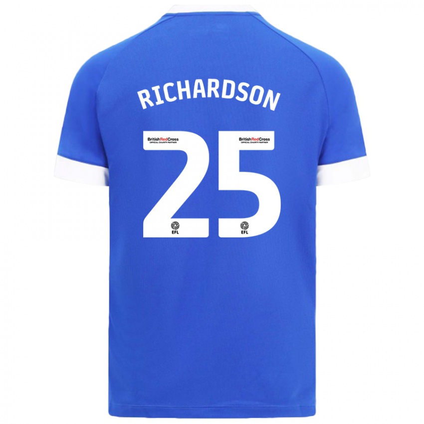 Criança Camisola Tija Richardson #25 Céu Azul Principal 2024/25 Camisa