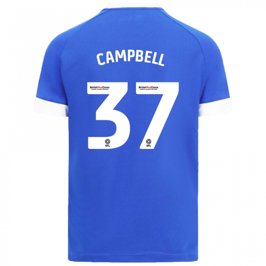 Criança Camisola Vontae Daley-Campbell #37 Céu Azul Principal 2024/25 Camisa