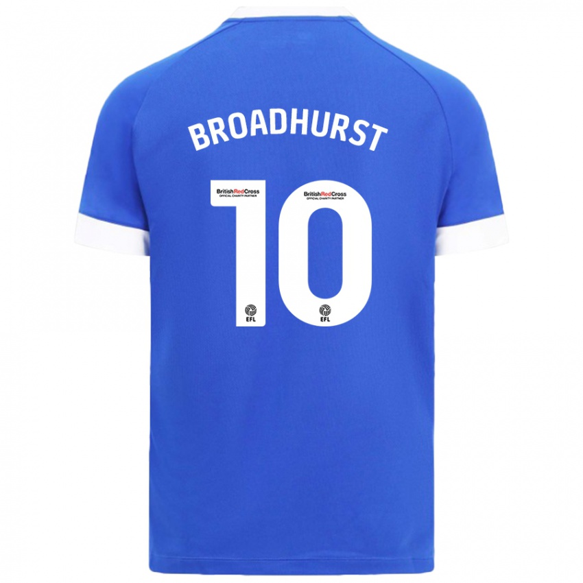 Criança Camisola Danielle Broadhurst #10 Céu Azul Principal 2024/25 Camisa