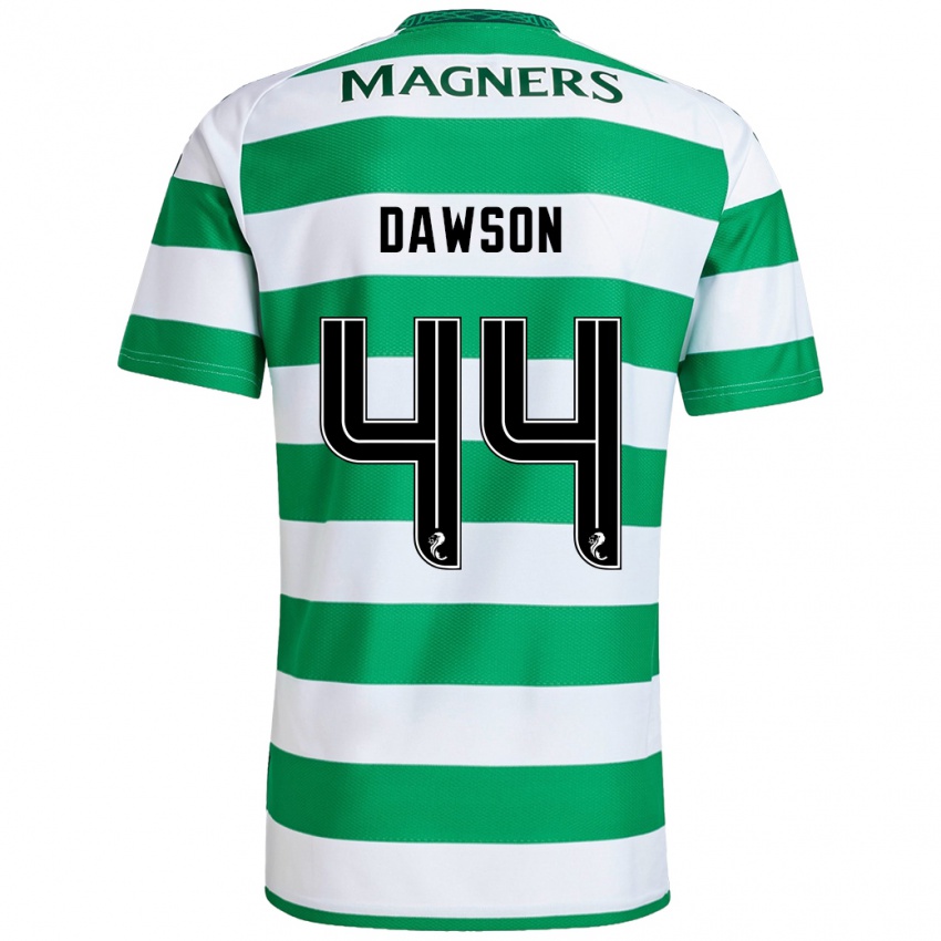 Criança Camisola Joey Dawson #44 Branco Verde Principal 2024/25 Camisa