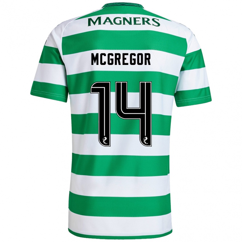 Criança Camisola Shannon Mcgregor #14 Branco Verde Principal 2024/25 Camisa