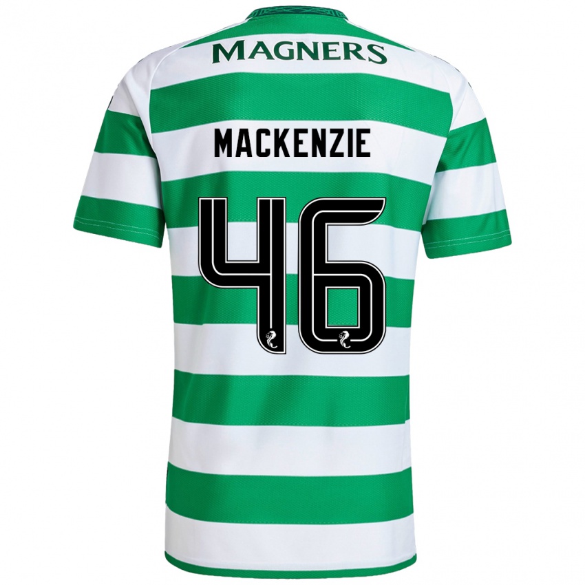 Criança Camisola Magnus Mackenzie #46 Branco Verde Principal 2024/25 Camisa