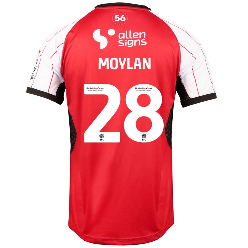 Criança Camisola Jack Moylan #28 Branco Principal 2024/25 Camisa