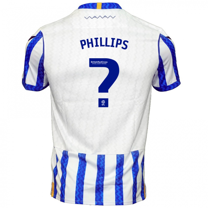 Criança Camisola Jack Phillips #0 Branco Azul Principal 2024/25 Camisa