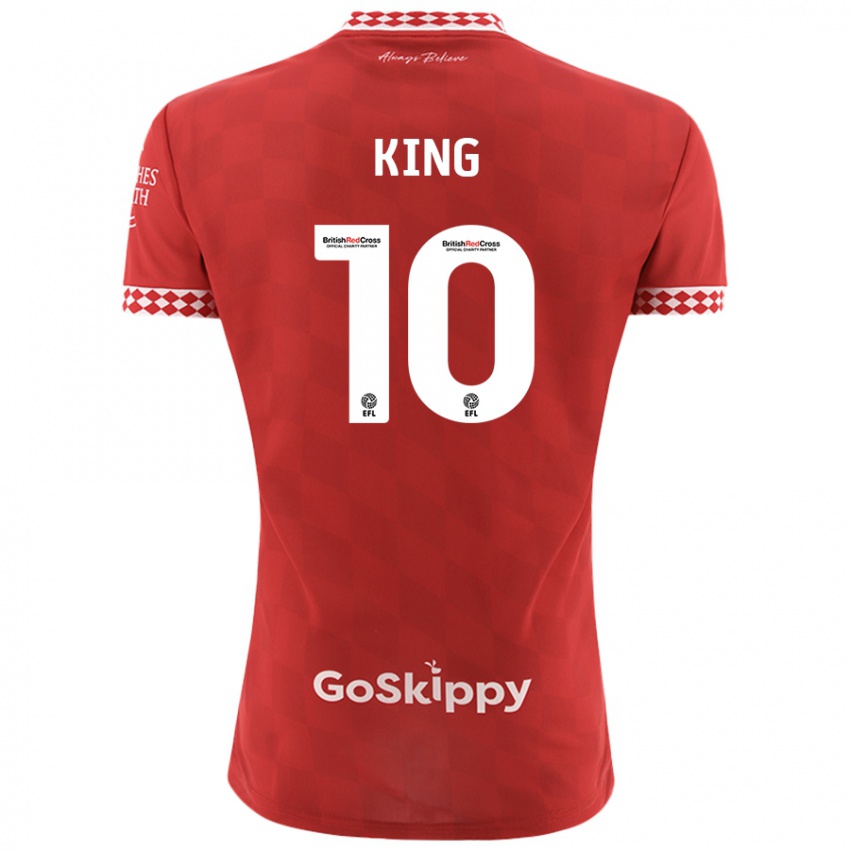 Criança Camisola Andy King #10 Vermelho Principal 2024/25 Camisa