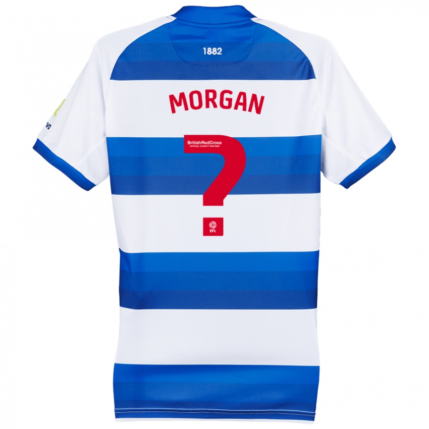 Criança Camisola Kieran Morgan #0 Azul Branco Principal 2024/25 Camisa