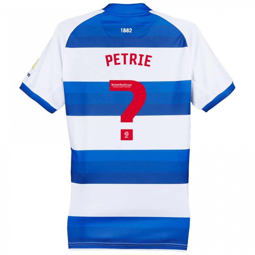 Criança Camisola Kieran Petrie #0 Azul Branco Principal 2024/25 Camisa