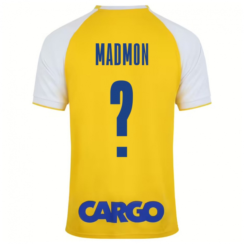 Criança Camisola Elad Madmon #0 Branco Amarelo Principal 2024/25 Camisa