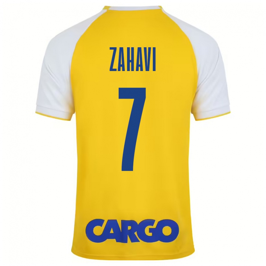 Criança Camisola Eran Zahavi #7 Branco Amarelo Principal 2024/25 Camisa