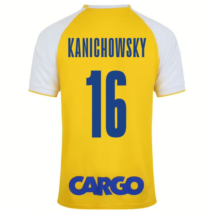 Criança Camisola Gabi Kanichowsky #16 Branco Amarelo Principal 2024/25 Camisa