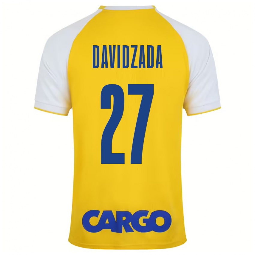 Criança Camisola Ofir Davidzada #27 Branco Amarelo Principal 2024/25 Camisa