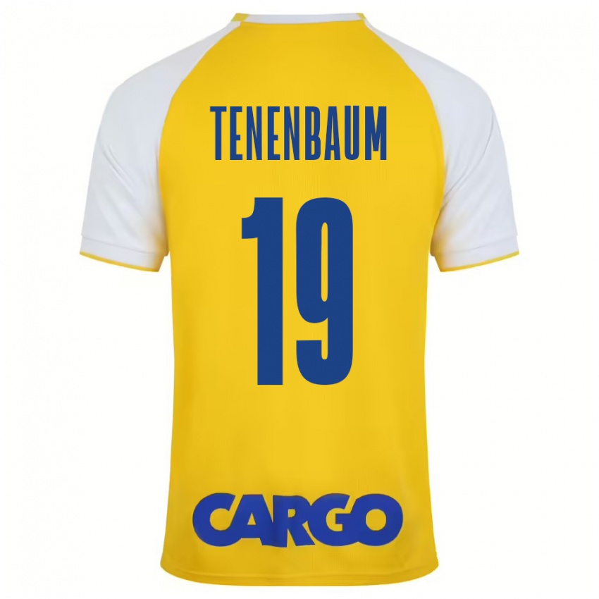 Criança Camisola Daniel Tenenbaum #19 Branco Amarelo Principal 2024/25 Camisa