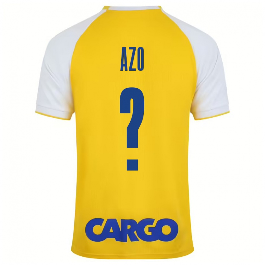 Criança Camisola Ori Azo #0 Branco Amarelo Principal 2024/25 Camisa