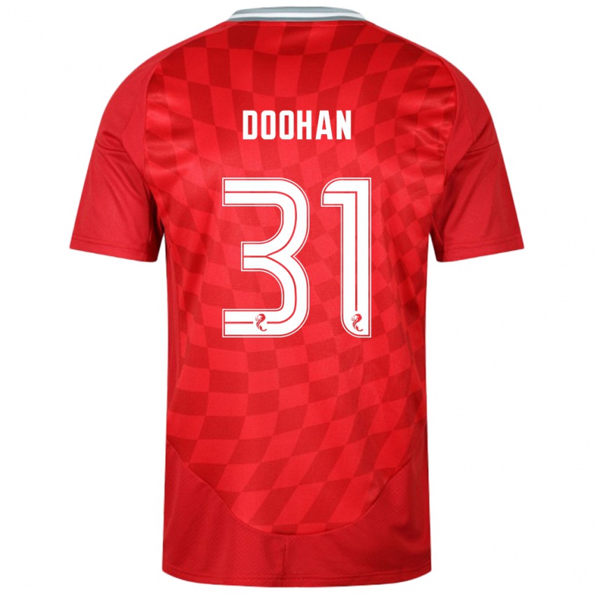 Criança Camisola Ross Doohan #31 Vermelho Principal 2024/25 Camisa