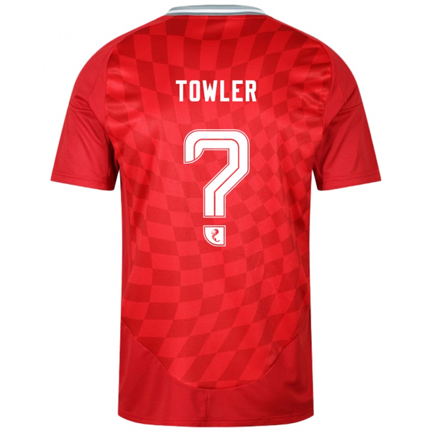 Criança Camisola Evan Towler #0 Vermelho Principal 2024/25 Camisa