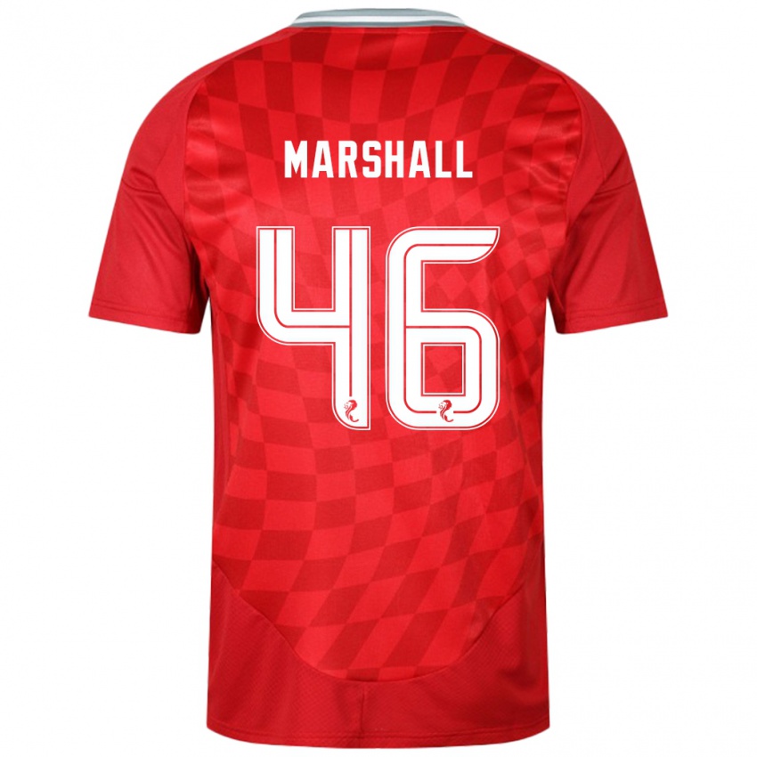 Criança Camisola Findlay Marshall #46 Vermelho Principal 2024/25 Camisa