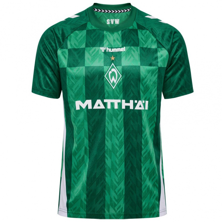 Criança Camisola Abdenego Nankishi #33 Verde Principal 2024/25 Camisa